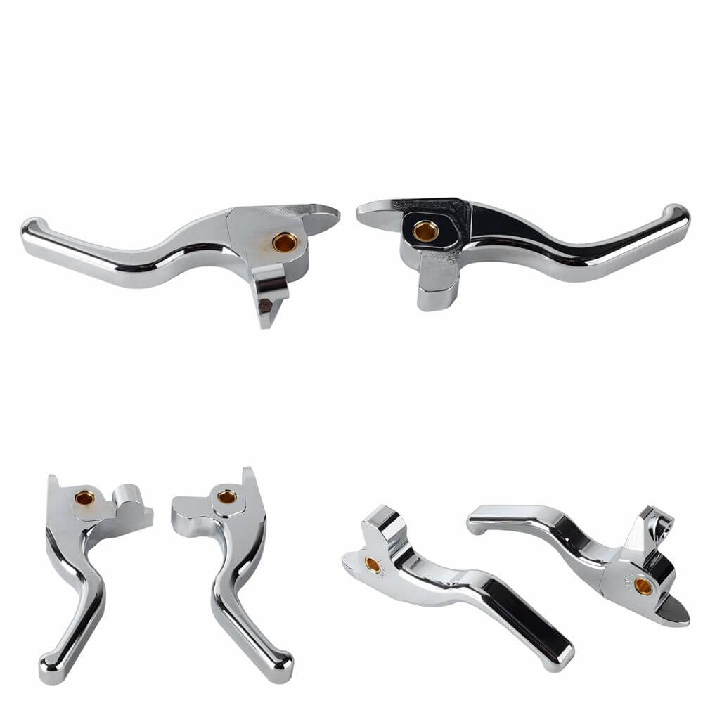 2017-20 Harley Touring Electra Glide Standard Ultra Classic Limited CNC Shorty Hand Control Lever Kit Brake Clutch Levers - pazoma