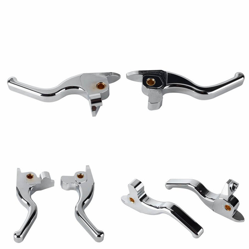 2017-20 Harley Touring Electra Glide Standard Ultra Classic Limited CNC Shorty Hand Control Lever Kit Brake Clutch Levers - pazoma