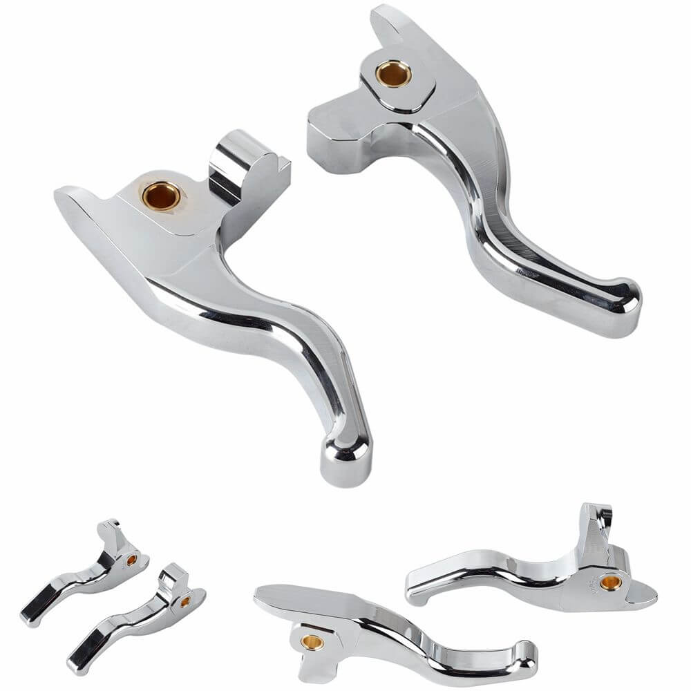 CNC Shorty Hand Control Lever Kit Brake Clutch Levers For Harley Touring Road Glide Special Ultra Limited CVO/SE 2017-2020 - pazoma