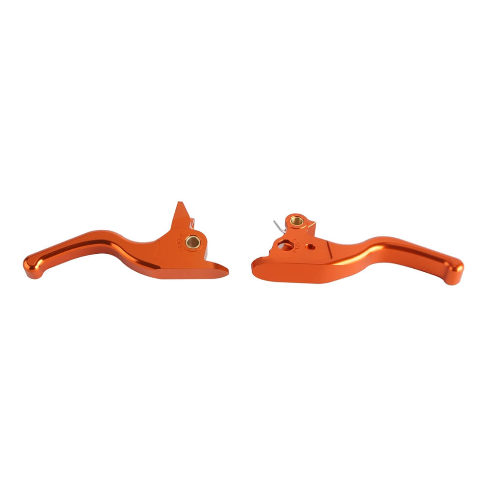 CNC Shorty Hand Control Lever Kit Brake Clutch Levers For Harley Touring Road King Special Street Glide CVO/SE 2017-2020 - pazoma