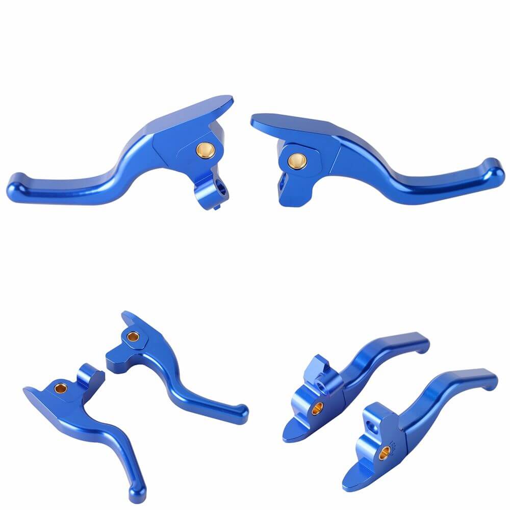 CNC Shorty Hand Control Lever Kit Brake Clutch Levers For Harley Tri Glide Ultra Classic CVO/SE Freewheeler 2019-2020 - pazoma