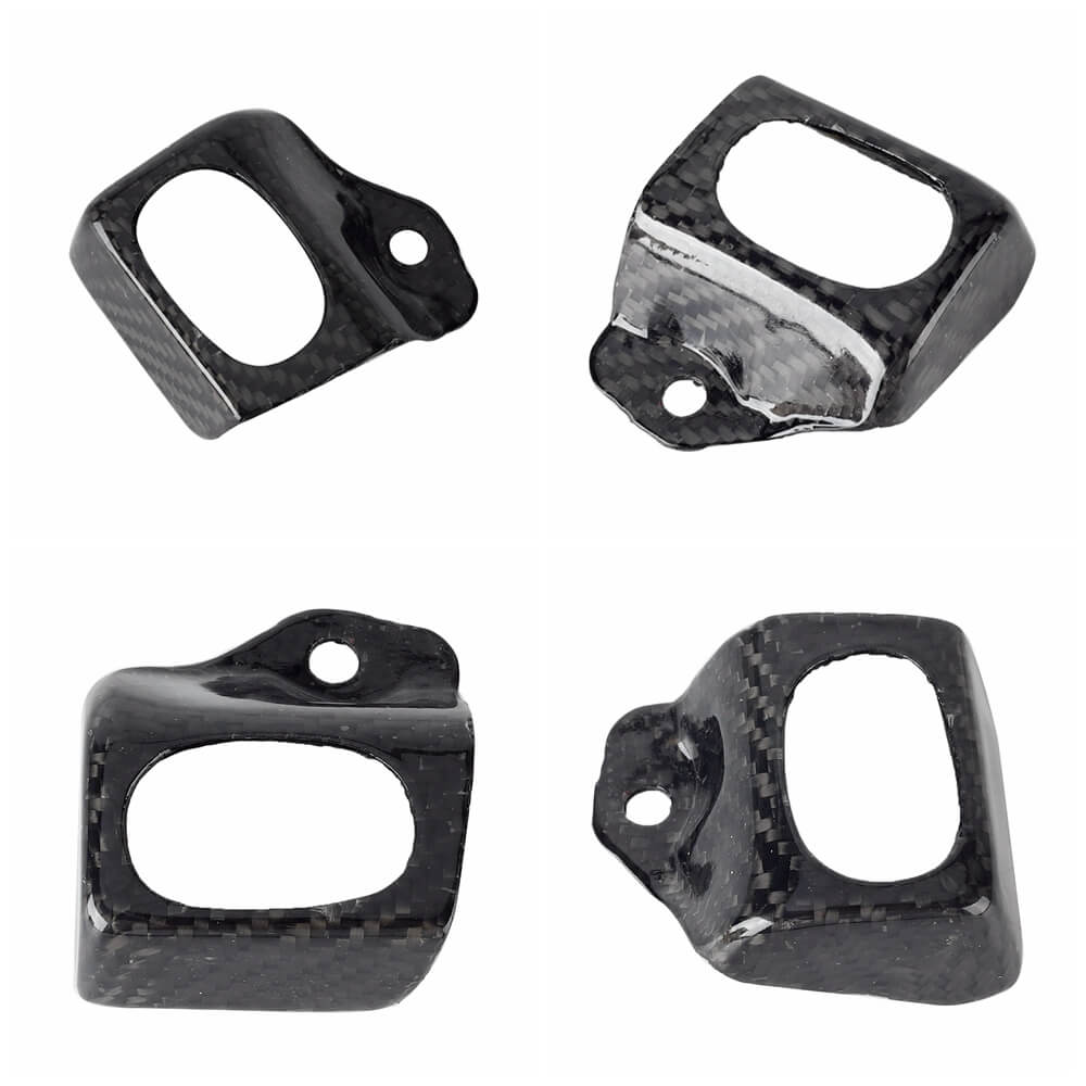 Carbon Fiber Oil Cup Cap Protector Cover Rear Brake Pump Fluid Reservoir Guard For Harley Pan America 1250 ST Special RA1250S RA1250 CVO RA1250SE 21- - pazoma