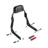 Harley M8 Softail Low Rider S FXLR FXLRS Low profile Fixed Mini Sports Sissy Bar Kit Club Style Backrests 2018-2025 - pazoma