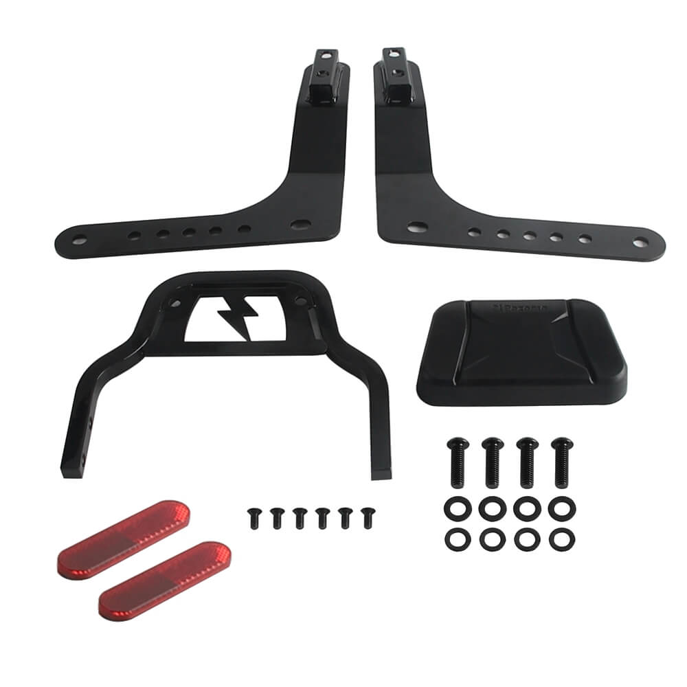 Harley M8 Softail Low Rider S FXLR FXLRS Low profile Fixed Mini Sports Sissy Bar Kit Club Style Backrests 2018-2025 - pazoma