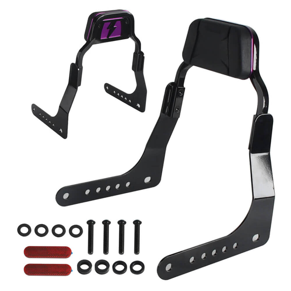 Club Style Backrests Low profile Fixed Mini Sports Sissy Bar Kit For Harley M8 Softail Low Rider S FXLR FXLRS 2018+ - pazoma