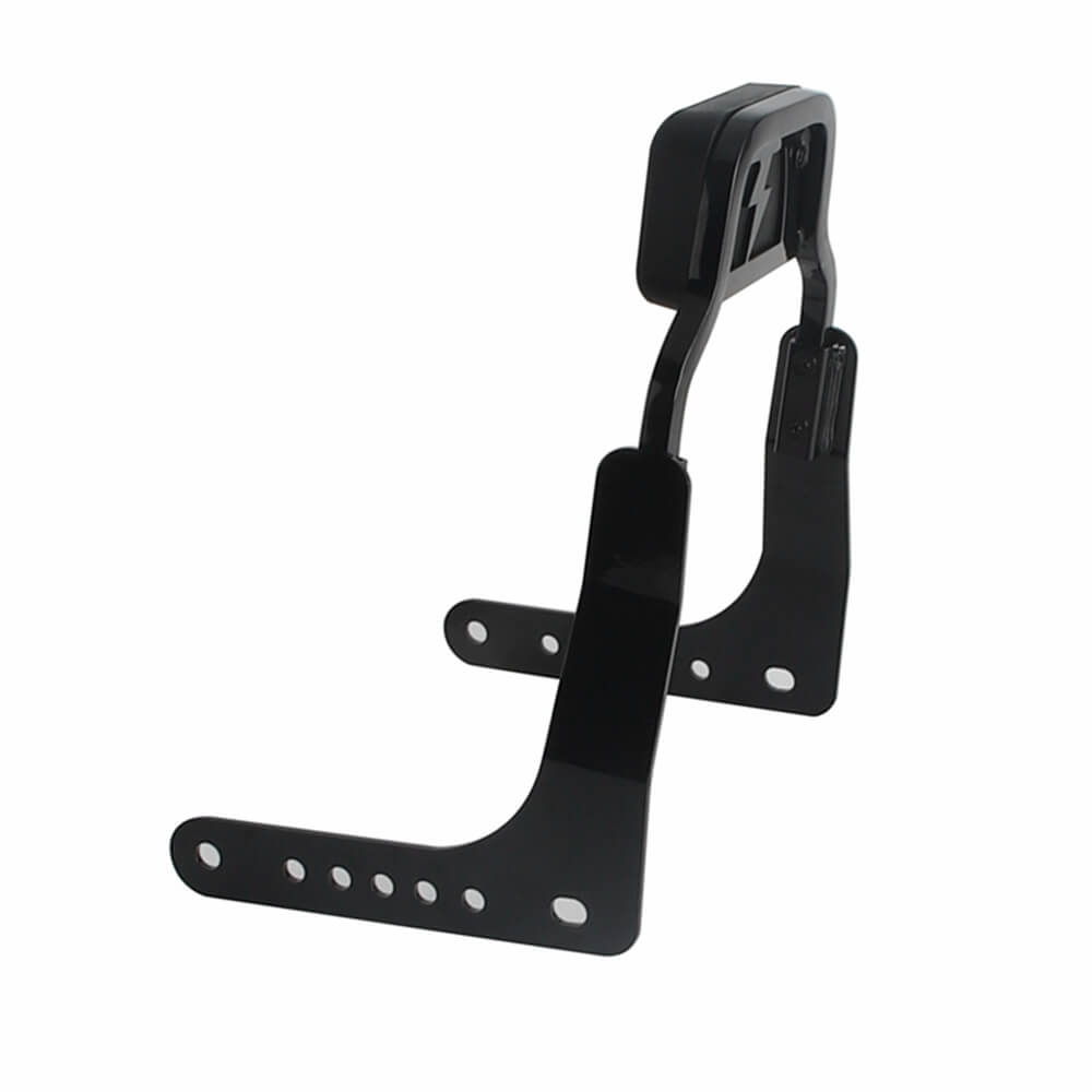 Harley M8 Softail Low Rider ST FXLRST FXRST Sport Glide FLSB Club Style Passenger Backrests Low profile Fixed Mini Sports Sissy Bar Kit 18-up - pazoma