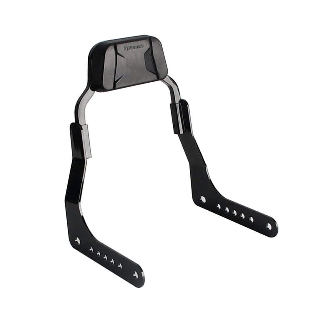 Harley M8 Softail Low Rider S FXLR FXLRS Low profile Fixed Mini Sports Sissy Bar Kit Club Style Backrests 2018-2025 - pazoma