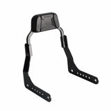 Harley M8 Softail Low Rider S FXLR FXLRS Low profile Fixed Mini Sports Sissy Bar Kit Club Style Backrests 2018-2025 - pazoma