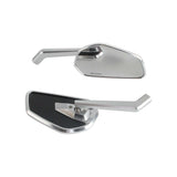 CNC Carbon Fiber Mirrors Rearview Side Mirror For 8mm 10mm Mirror Thread and Harley Davidson - pazoma