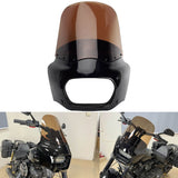 Club Style Front Headlight Fairing w/15" 11" Windshield For Harley Softail M8 Fat Bob 114 FXFB FXFBS 2018-2025 - pazoma