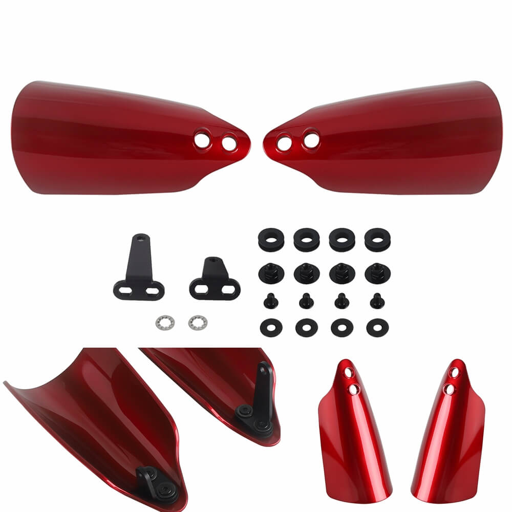 Club Style HD PC Handguards Hand Guard For Harley Davidson Road King Classic CVO/SE FLHR FLHRC FLHRSE 2008-2016 - pazoma