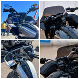 Club Style Moto Bars Stainless Performance Mid-Rise 1" Dia Handlebar For Harley Road Glide Street Glide Ultra ST CVO 2023.5-2025 - pazoma