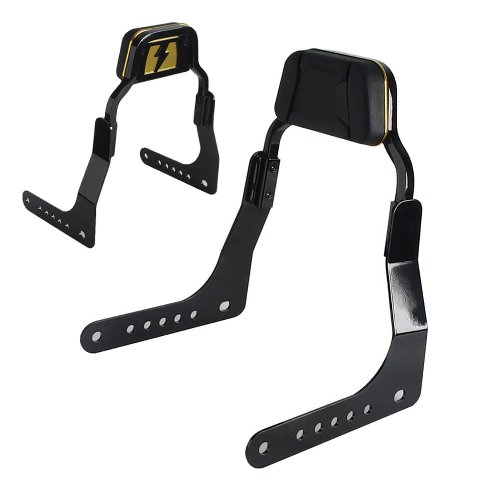 Club Style Passenger Backrests Low profile Fixed Mini Sports Sissy Bar For Harley M8 Softail Low Rider ST FXLRST FXRST Sport Glide FLSB 2018- - pazoma