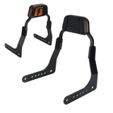 Club Style Passenger Backrests Low profile Fixed Mini Sports Sissy Bar For Harley M8 Softail Low Rider ST FXLRST FXRST Sport Glide FLSB 2018- - pazoma