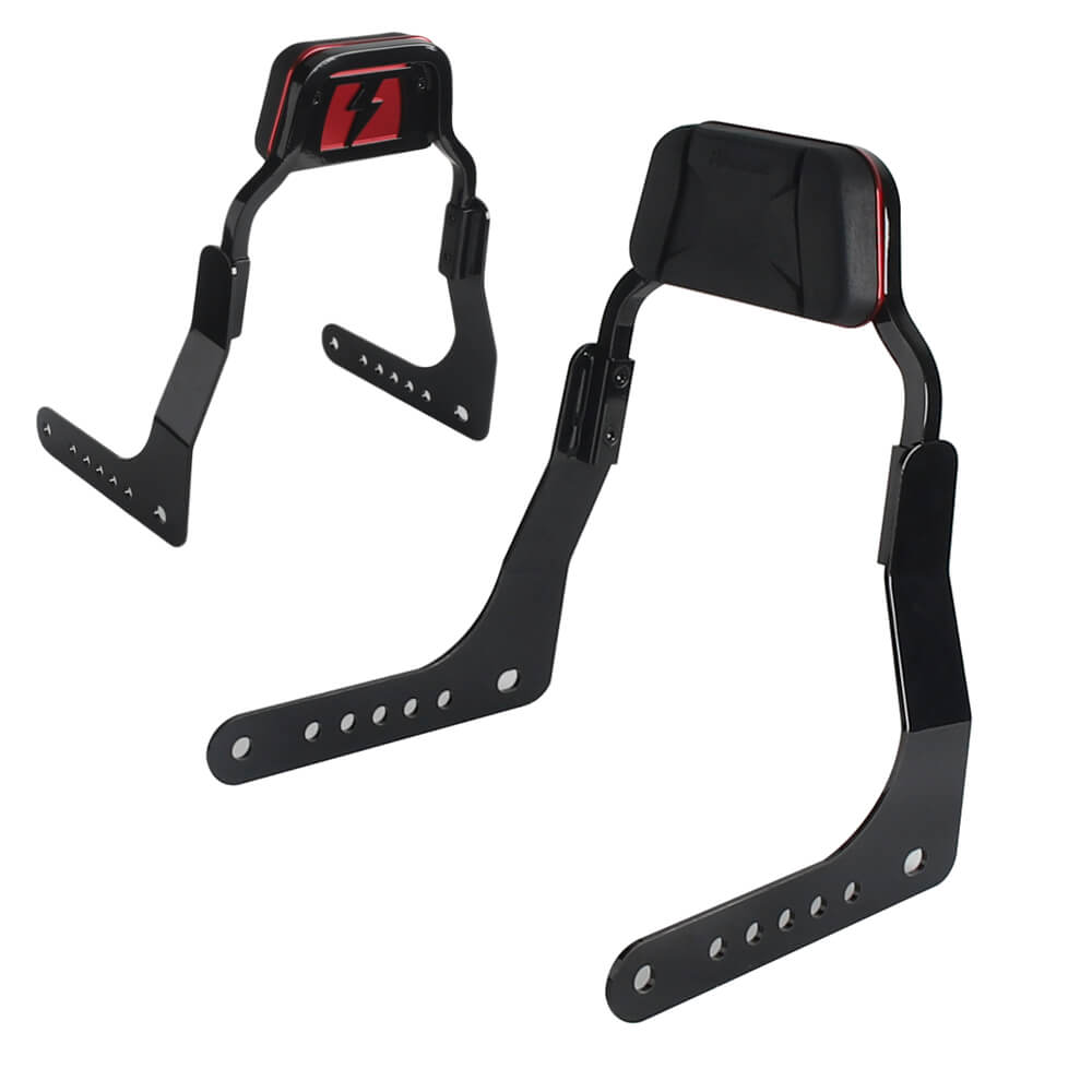 Club Style Passenger Backrests Low profile Fixed Mini Sports Sissy Bar For Harley M8 Softail Low Rider ST FXLRST FXRST Sport Glide FLSB 2018- - pazoma