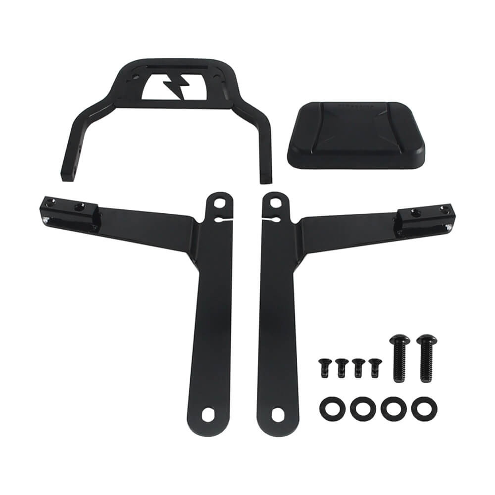 Club Style Passenger Backrests Low profile Fixed Mini Sissy Bar Kit For Harley Dyna Low Rider FXDL Street Bob FXDB Super Glide FXD '06-'17 - pazoma