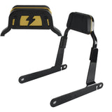 Club Style Passenger Backrests Low profile Fixed Mini Sissy Bar Kit For Harley Dyna Low Rider FXDL Street Bob FXDB Super Glide FXD '06-'17 - pazoma