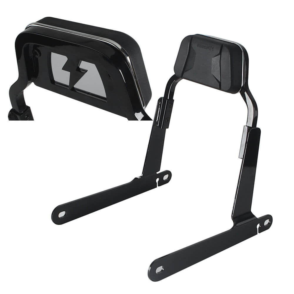 Club Style Passenger Backrests Low profile Fixed Mini Sissy Bar Kit For Harley Dyna Low Rider FXDL Street Bob FXDB Super Glide FXD '06-'17 - pazoma