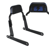 Club Style Passenger Backrests Low profile Fixed Mini Sissy Bar Kit For Harley Dyna Low Rider FXDL Street Bob FXDB Super Glide FXD '06-'17 - pazoma