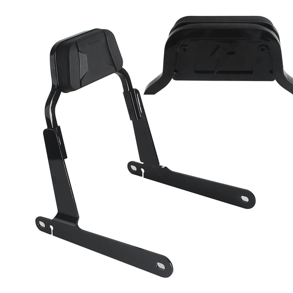 Club Style Passenger Backrests Low profile Fixed Mini Sissy Bar Kit For Harley Dyna Low Rider FXDL Street Bob FXDB Super Glide FXD '06-'17 - pazoma