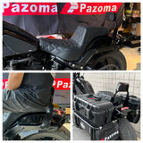2018-2025 Harley M8 Softail Fat Bob FXFB FXFBS Club Style Sissy Bar Short Passenger Backrests - pazoma