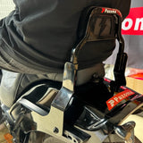 Club Style Passenger Backrests Low profile Fixed Mini Sports Sissy Bar Kit For Harley M8 Softail Fat Bob FXFB FXFBS 2018-2025 - pazoma