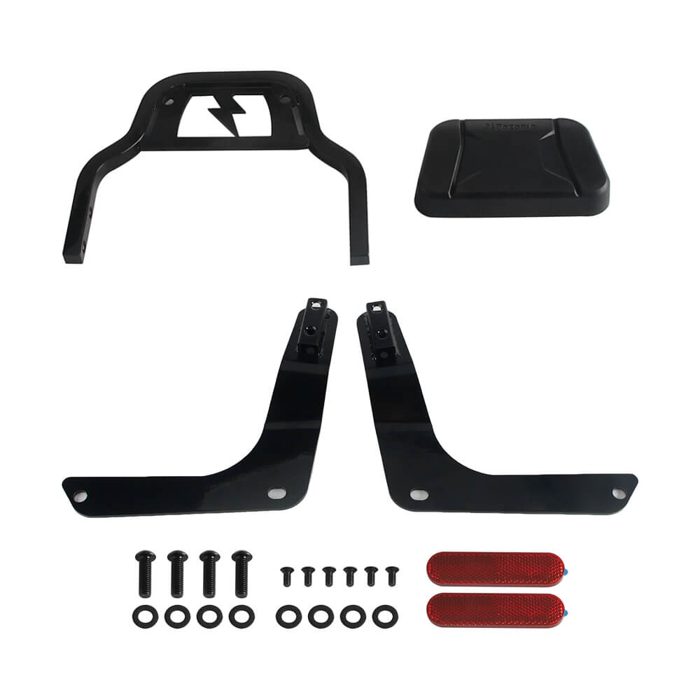 Club Style Passenger Backrests Low profile Fixed Mini Sports Sissy Bar Kit For Harley M8 Softail Fat Bob FXFB FXFBS 2018-2025 - pazoma