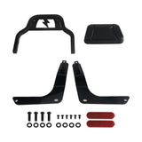 Club Style Passenger Backrests Low profile Fixed Mini Sports Sissy Bar Kit For Harley M8 Softail Fat Bob FXFB FXFBS 2018-2025 - pazoma