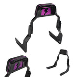 Club Style Passenger Backrests Low profile Fixed Mini Sports Sissy Bar Kit For Harley M8 Softail Fat Bob FXFB FXFBS 2018-2025 - pazoma