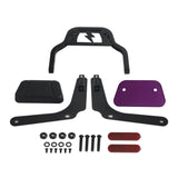 Club Style Passenger Backrests Low profile Fixed Mini Sports Sissy Bar Kit For Harley M8 Softail Street Bob FXBBS FXBB FLDE FLSL FXST Standard 2018- - pazoma