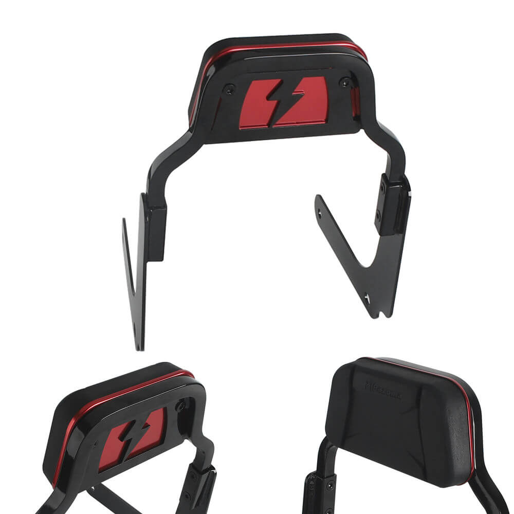 Club Style Passenger Backrests Low profile Fixed Mini Sports Sissy Bar Kit For Harley M8 Softail Street Bob FXBBS FXBB FLDE FLSL FXST Standard 2018- - pazoma