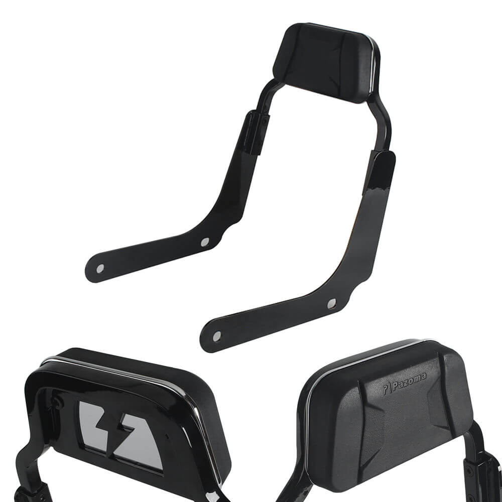 Club Style Passenger Backrests Low profile Fixed Mini Sports Sissy Bar Kit For Harley M8 Softail Street Bob FXBBS FXBB FLDE FLSL FXST Standard 2018- - pazoma