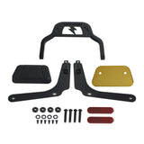 Club Style Passenger Backrests Low profile Fixed Mini Sports Sissy Bar Kit For Harley M8 Softail Street Bob FXBBS FXBB FLDE FLSL FXST Standard 2018- - pazoma