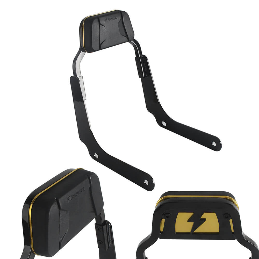 Club Style Passenger Backrests Low profile Fixed Mini Sports Sissy Bar Kit For Harley M8 Softail Street Bob FXBBS FXBB FLDE FLSL FXST Standard 2018- - pazoma