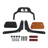 Club Style Passenger Backrests Low profile Fixed Mini Sports Sissy Bar Kit For Harley M8 Softail Street Bob FXBBS FXBB FLDE FLSL FXST Standard 2018- - pazoma