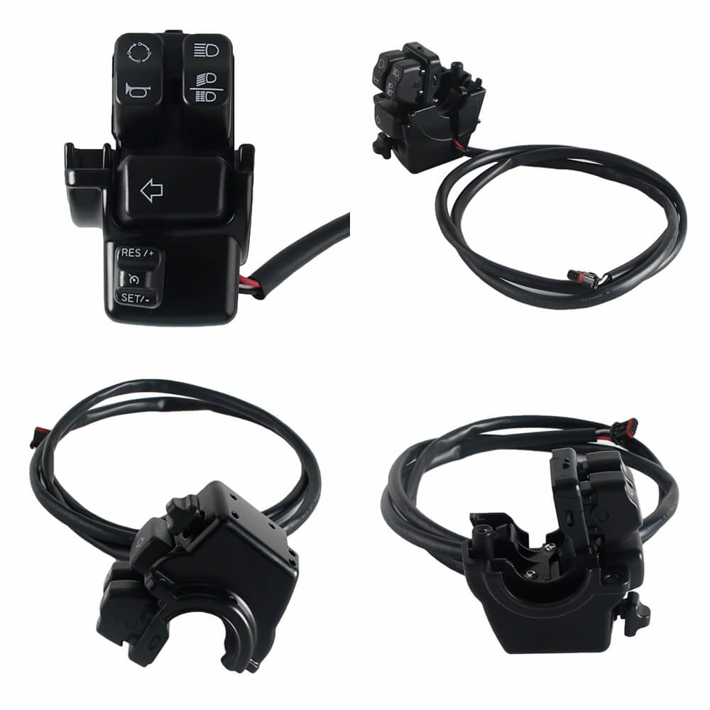 '16-'24 Harley Softail Deluxe Slim S Sport Glide Standard FXDR FLSS FLSTC FLSTFBS FLSTN FXSE FLSB FSLR FLHCS Cruise Control Kit Switch Button - pazoma