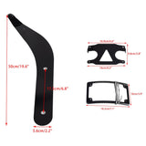 Curved License Plate Mount Relocation Bracket with LED Frame For Harley M8 Softail Low Rider S/ST FXLRS FXLRST 2020-2025 - pazoma