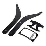 Curved License Plate Mount Relocation Bracket with LED Frame For Harley M8 Softail Low Rider S/ST FXLRS FXLRST 2020-2025