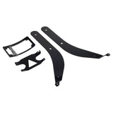 Curved License Plate Mount Relocation Bracket with LED Frame For Harley M8 Softail Low Rider S/ST FXLRS FXLRST 2020-2025 - pazoma