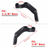 Dirt Bike 7/8" 1-1/8" Handlebar Handguard Bar Clamp Mounts For KTM Husqvarna Honda Suzuki Kawasaki Yamaha - pazoma