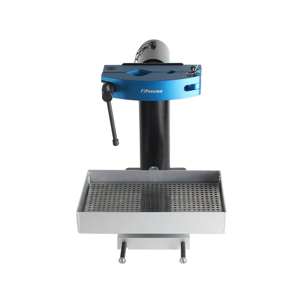 Motorcycle Bicycle ATV & UTV Maintenance Fork & Shock Repair Durable Pivot Suspension Vise with Drain Pan–Perfect - pazoma