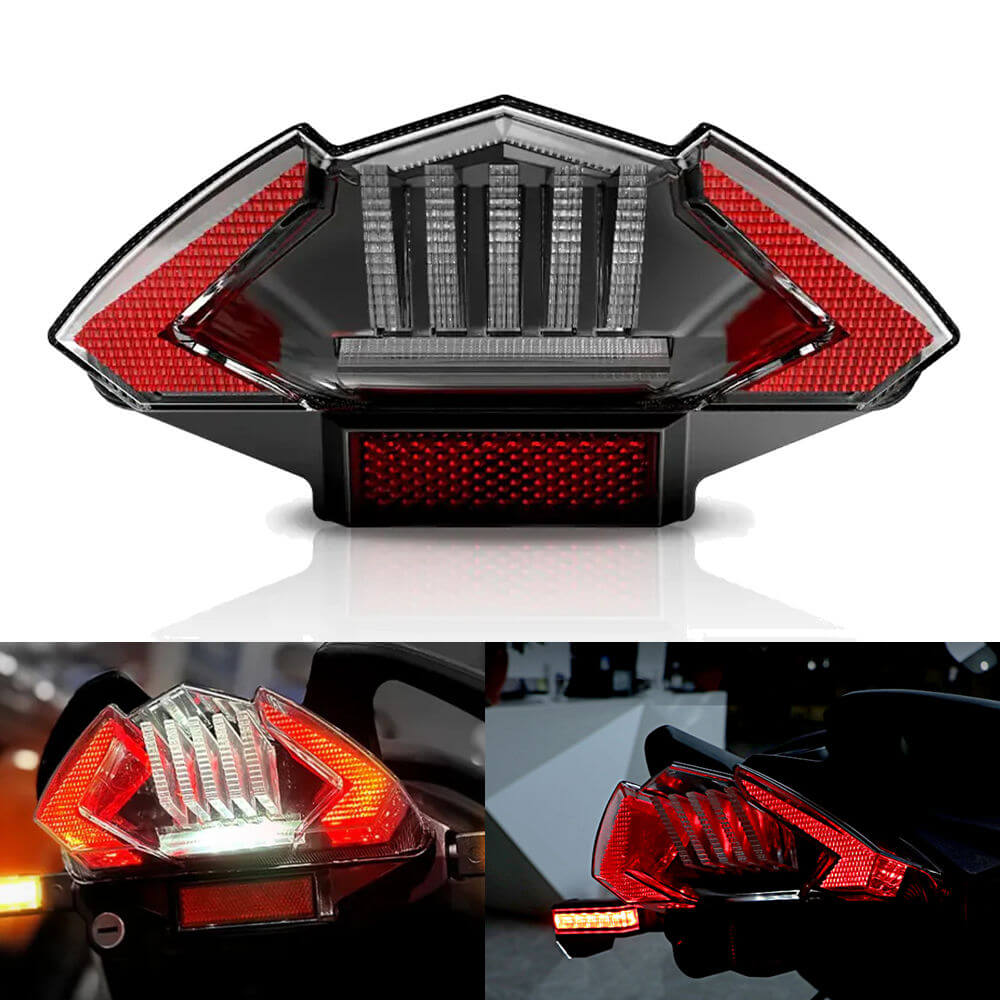 E-Mark LED Taillight Stop Brake Light Rear Running Lamp For BMW R1200GS ADV F650GS F800S F800ST F800GT F800R Dakar - pazoma