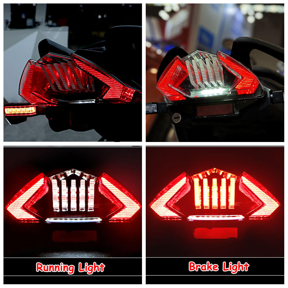E-Mark LED Taillight Stop Brake Light Rear Running Lamp For BMW R1200GS ADV F650GS F800S F800ST F800GT F800R Dakar - pazoma