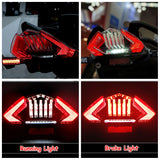 E-Mark LED Taillight Stop Brake Light Rear Running Lamp For BMW R1200GS ADV F650GS F800S F800ST F800GT F800R Dakar - pazoma
