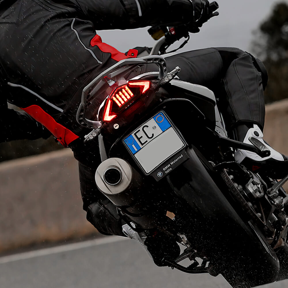 E-Mark LED Taillight Stop Brake Light Rear Running Lamp For BMW R1200GS ADV F650GS F800S F800ST F800GT F800R Dakar - pazoma