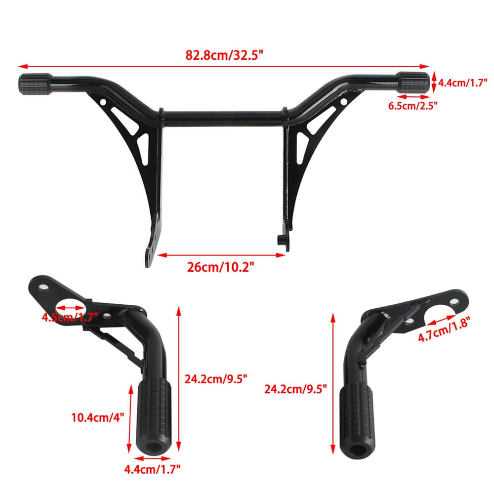 Harley '18-Up Softail Low Rider S ST FXLR FXBB FXST FXFB FXLRS/T Highway Engine Guard Crash Bar Passenger Peg Frame Slider - pazoma
