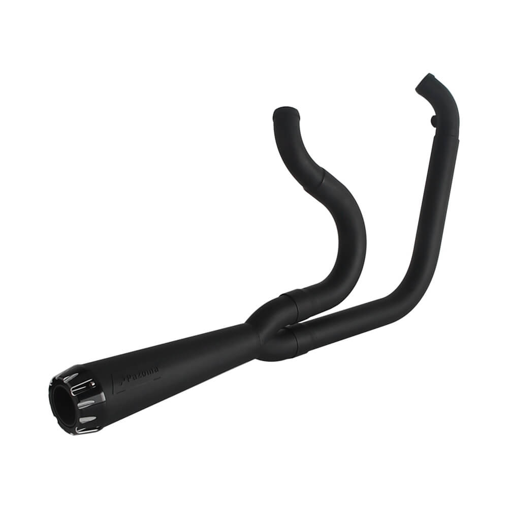 2-into-1 Full Complete Exhaust System Stainless Steel Muffler For 2006-17 Harley Dyna Fat Bob Low Rider S Street Bob Wide Super Glide - pazoma