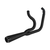 2-into-1 Full Complete Exhaust System Stainless Steel Muffler For 2006-17 Harley Dyna Fat Bob Low Rider S Street Bob Wide Super Glide - pazoma