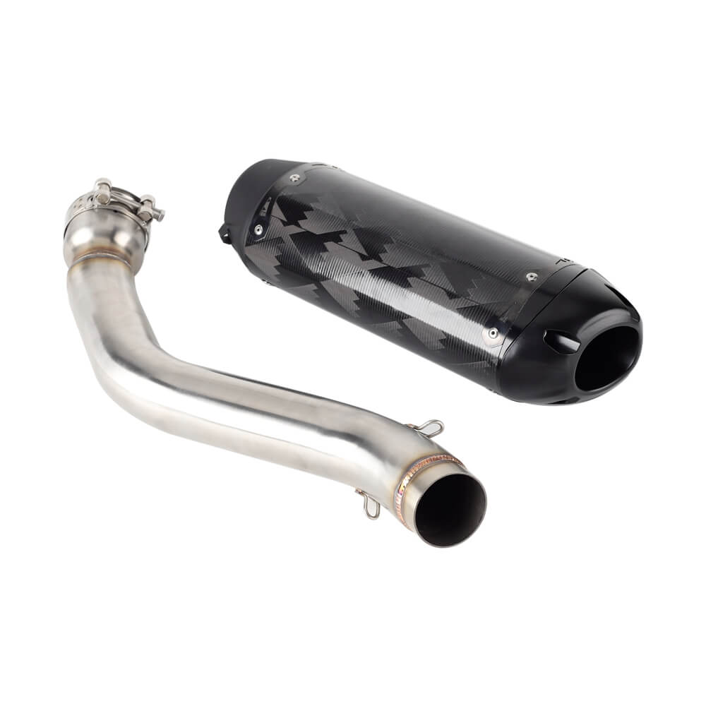 Carbon Fiber Street Cannon Muffler Slip-On Pipe Exhaust System For Harley Pan America 1250 RA1250ST Special CVO RA1250SE RA1250S 2021-2025 - pazoma