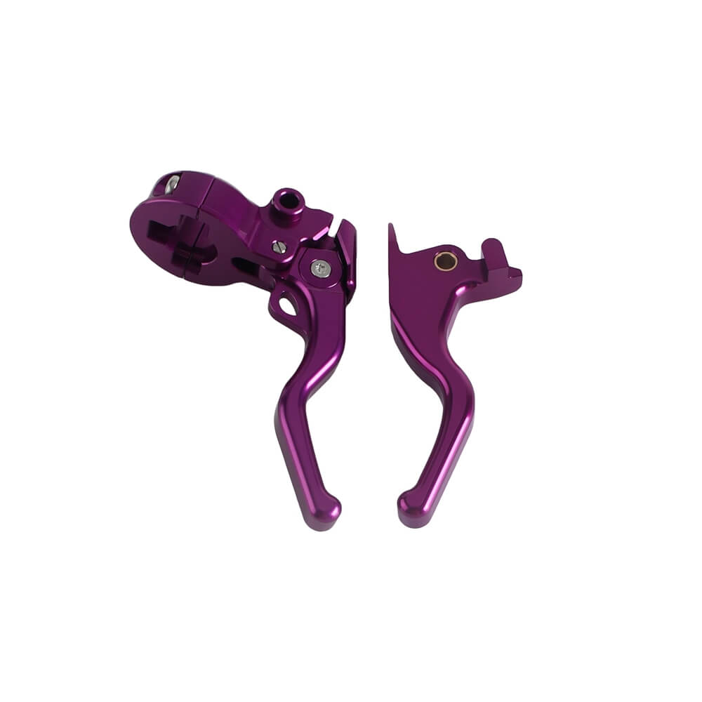 Easier Pull Clutch & Brake Lever Combo fits Harley Softail Low Rider FXBR FLFB FXLRST FXBB FLHCS FXST FLS FLSB FLDE '15 & Up - pazoma